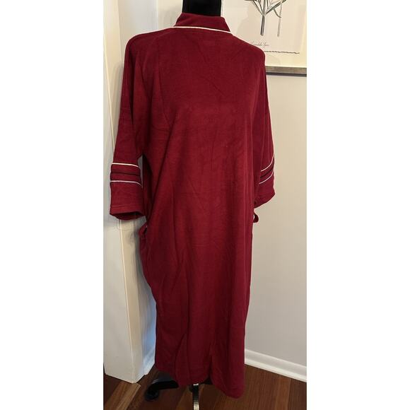 Vintage Robe~King Of The Robe~ Red Pockets Tie 70s 80s NEW Old Stock One Size - Picture 7 of 9